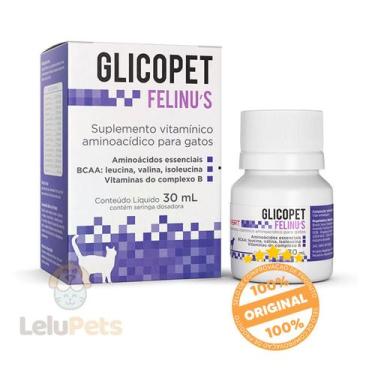 Imagem de Glicopet Felinu's 30ml Suplemento Vitaminico Para Gato Avert