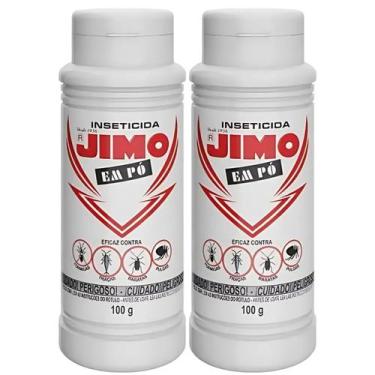 Imagem de Jimo Inseticida Em Pó 200g Mata Pulgas Traça Formigas Barata