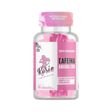 Imagem de Cafeína Anidra 200 mg – 60 Cápsulas Rosie-Feminino