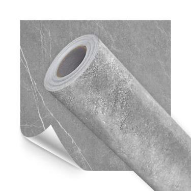 Imagem de Kit 10m Adesivo de Vinil Marmore Pietra Grey Autocolante 200x60cm - Op