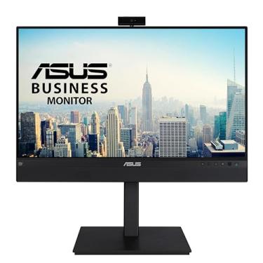 Imagem de ASUS BE24ECSNK Monitor de videoconferência – 60,5 cm (60,5 cm visível), Full HD, IPS, sem moldura, webcam Full HD, matriz de microfone, cancelamento de ruído AI, certificado de zoom, exposição