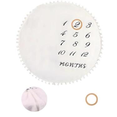 Imagem de Cobertor De Flanela Para Bebê Recém-nascido, Calendário De Ano, Gráfic