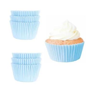 Imagem de Forminha Cupcake Impermeável Forno Chantilly Glacê Confeitaria Mini Bo