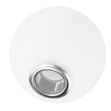 Imagem de Globo Esfera Bola Vidro 8cm Jabuticaba Rosca de Soquete G9 - IluminAqu