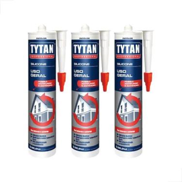 Imagem de Silicone Tytan Uso Geral Acético 280G Incolor Pro - Kit 3 un - Tytan S