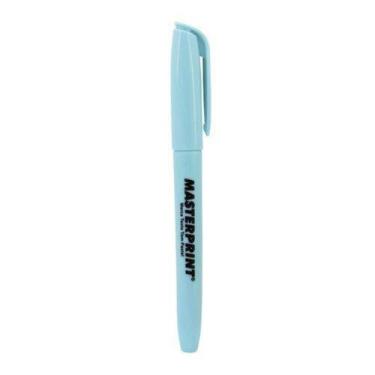 Imagem de 1 Uni Marca Texto Escolar Masterprint em Tons Pasteis, azul pastel