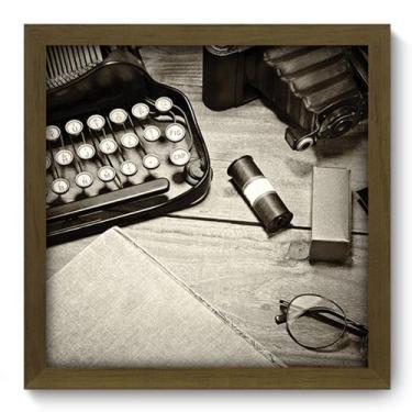 Imagem de Quadro Decorativo - Máquina de Escrever - 33cm x 33cm - 094qdvm - Allo