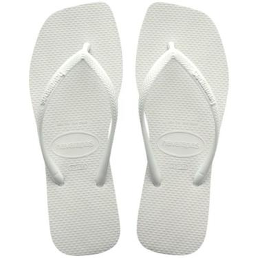 Imagem de Sandálias Havaianas Slim Square Branco 37/38