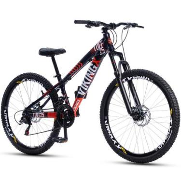 Imagem de Bicicleta Vikingx Freeride Tuff 25 Shimano Aro 26 Vmaxx Mountain Bike 