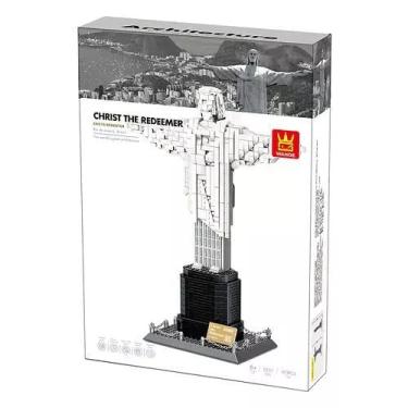 Imagem de Kit de Montar Cristo Redentor, Monumento Arquitetônico, 973 Peças, 42,5 x 31,6 x 17,2 cm