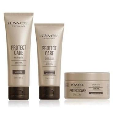 Imagem de 4628LW-Kit Protect Care LOWEL – Shamp240ml+cond200ml+mascara240g-Feminino