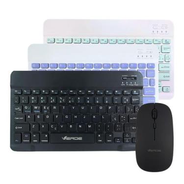 Imagem de Kit teclado + mouse sem fio para Galaxy Tab S9 11 - Genérica 