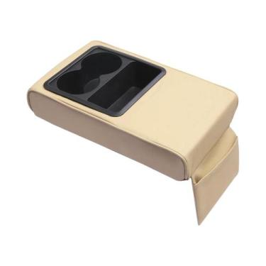 Imagem de Almofada Universal Para Apoio De Braço De Carro Com Porta-Copos, Espum