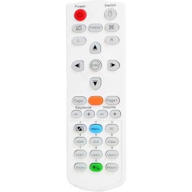 Imagem de Kindsion Controle remoto compatível BR-5053C para projetores Optoma EH345, GT5600, H183X, HD28HDR, HD39HDR, HD146X, UHD35x, W331, W319ST