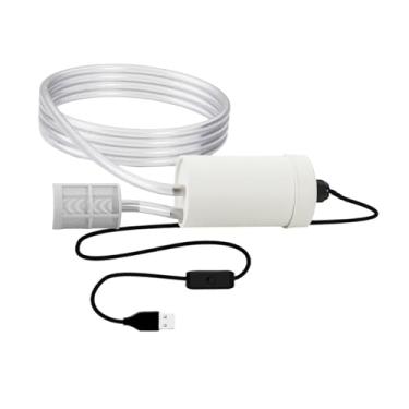 Imagem de MotiveTech Bomba Elétrica Autoescorvante USB, Mini Bomba Elétrica Autoescorvante, Baixo Ruído, DC5V, para Jardim de Pedras, Filtro 5m