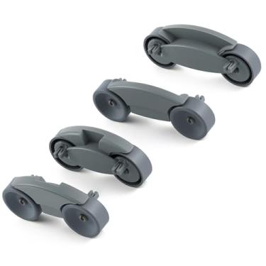 Imagem de Allstare WD35X21041 Peças de reposição para lava-louças Peças de reposição para peças de lava-louças GE Montagem de rack inferior Roda GE Lavadora de louças Rolos de rack inferior 4 peças