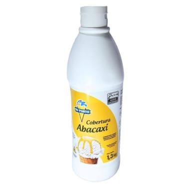 Imagem de Cobertura Para Sorvetes Sobremesas Bebidas Vários Sabores 1,3kg (Abacaxi)