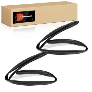 Imagem de A-Premium Substituição de vedação Weatherstrip para Ford Mustang 1983-1993 Canal de vidro de janela de porta, esquerda e direita, um conjunto de 2