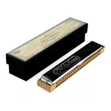 Imagem de Gaita De Boca Hering Tremolo Melodiosa Em Dó 38348 C