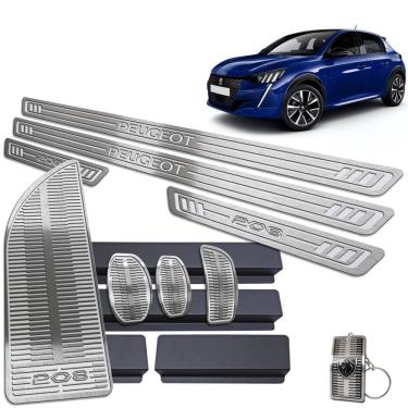 Imagem de Pedaleira Manual Soleira Descanso Prata Peugeot 208 2021