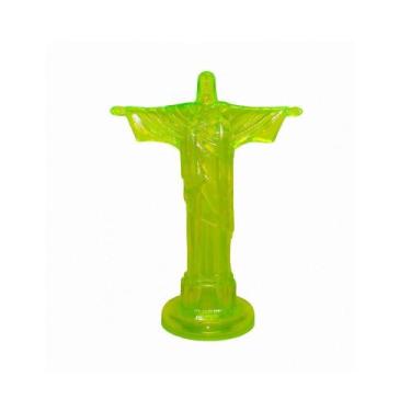 Imagem de Cristo Redentor Jesus Cristo Rio De Janeiro Neon Amarelo - Amor Lindo