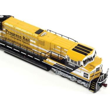 Imagem de Miniatura locomotiva de trem cat sd70 ace-t4 1/87, Amarelo