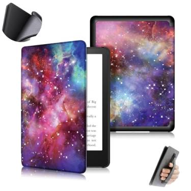 Imagem de GUKSRASO Capa para 6.8" Kindle Paperwhite 11ª Geração/Signature Edition (Modelo: M2L3EK/M2L4EK) - Material TPU à Prova D'água com Suspensão Automática, Alça de Mão