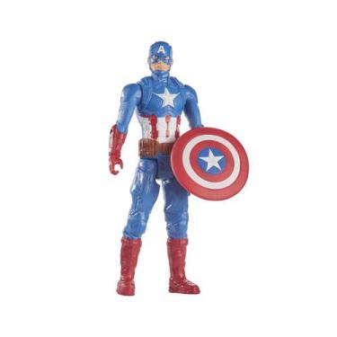 Imagem de Boneco capitão américa avengers titan hero clássico - hasbro e7877