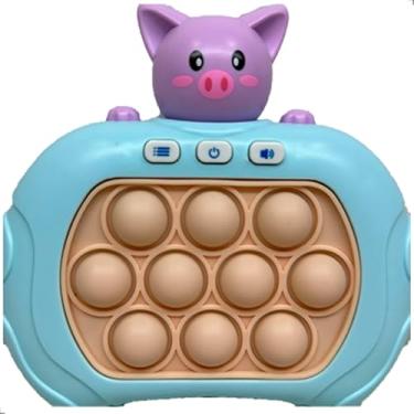 Imagem de Pop It Mini Gamer Console Anti Stress Eletrônico Quick Push Porquinho