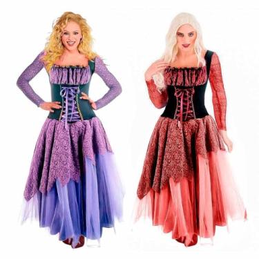 Imagem de Fantasia de Halloween Feminino Bruxa Abracadabra de Luxo