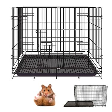 Imagem de Gaiola Viveiro Pet Filhote Gato Coelho Passaro Animal de Estimaçao Transporte Bandeja Removivel Resistente Seguro