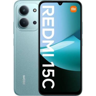 Imagem de Smartphone Redemi 15C Mint Green - 128GB, 4GB RAM, Helio G85, Tela 6.7