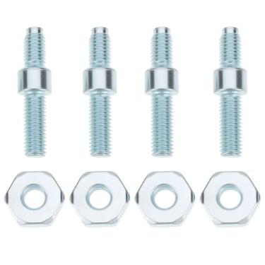 Imagem de Create idea 4 parafusos e porcas de barra de guia de motosserra, 11386642400 00009550801, compatível com Stihl MS341 MS361