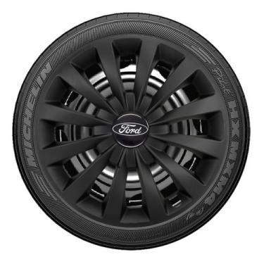 Imagem de 4 Calotas Esportiva Aro 13 Ford Ka Fiesta Escort Courier Ka - Elitte