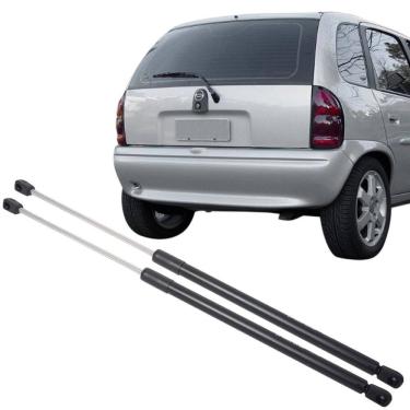 Imagem de Par Amortecedor Tampa Traseira Porta Malas Corsa Hatch 4 Portas 1994 à 2001 Mola Gás