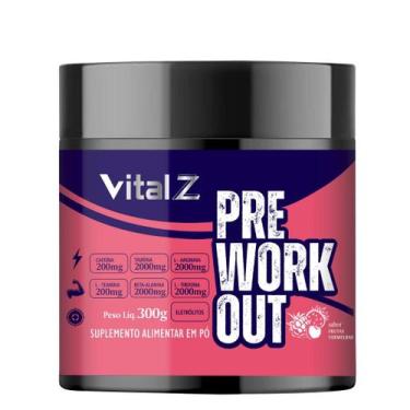 Imagem de PréTreino Vital Z 300g  O MAIS FORTE DO BRASIL Energia Explosiva, Foco
