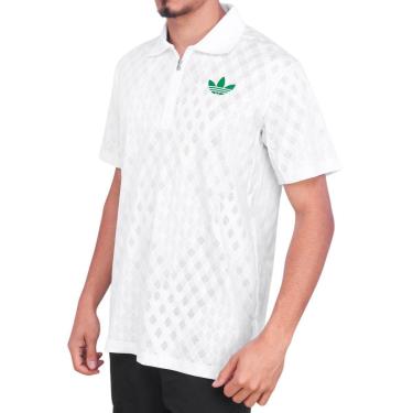 Imagem de Camisa Polo Adidas Tennis Pro Climacool+ Freelift Branco-Masculino