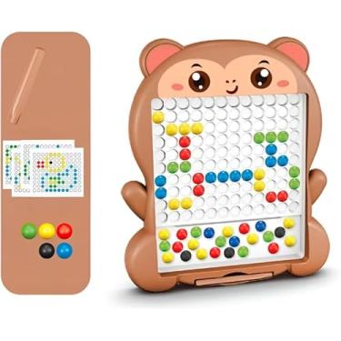 Imagem de Lousa Prancheta Quadro Magnético Interativo Criança - Presente Educativo Ideal Modelo Macaco