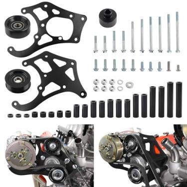 Imagem de RiAiCiING Kit De Suporte De Compressor De Ar Condicionado Ls Para Sanden 508 Compatível Com Chevrolet Gm Lsx Ls1 Lm7 Lr4 Lq4 L59 Lq9 Lm4 L33 L92 L76 Ly2 Ly5 Ly6 Lc9 Lh8 Lmg L98 L99 L96 Lc8 Truck Suv