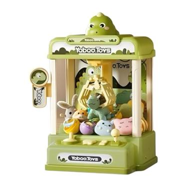 Imagem de Máquina Pega Ursinhos com Garra – Brinquedo Infantil com Fichas e Brindes Diversão em Casa - Verde