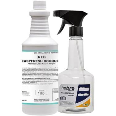 Imagem de Facilitador Para Passar Roupas e Tecidos Easyfresh Bouquet 1L + Pulverizador 500ml