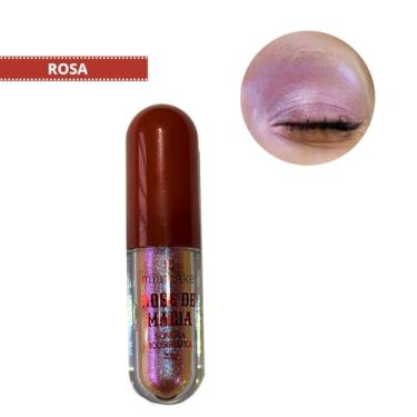 Imagem de Sombra Iluminador Holográfica Dose Magia Furta Mia Make 3,5g (Rosa)