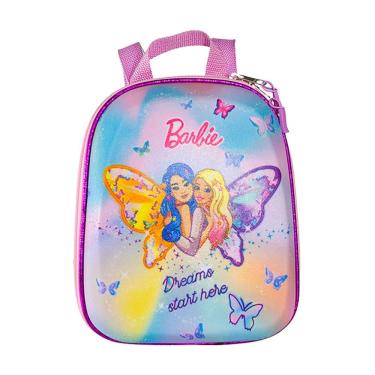 Imagem de Lancheira Costas Barbie Borboleta Infantil Impermeável