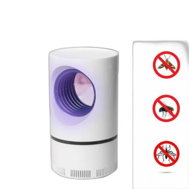 Imagem de Repelente Abajur Mata Mosquito Led Uv Eletrônico Pernilongo