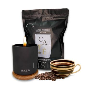 Imagem de Vela Aromatica Lembrancinha Perfumada Café 180 Gramas