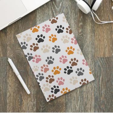 Imagem de Caderno de festa de pata de cachorro de capa macia, caderno de diário para anotações, agenda, agenda, diário de viagem, presentes para amantes de cães-2