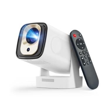 Imagem de Magcubic Projetor 4K, mini projetor portátil com WiFi e Bluetooth, proyector inteligente de foco automático, aplicativos integrados, controle de voz, projetor de filmes ao ar livre