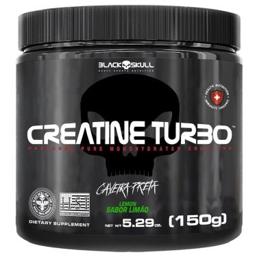 Imagem de Creatine Turbo Monohidratada - 150g Limão - Black Skull-Unissex