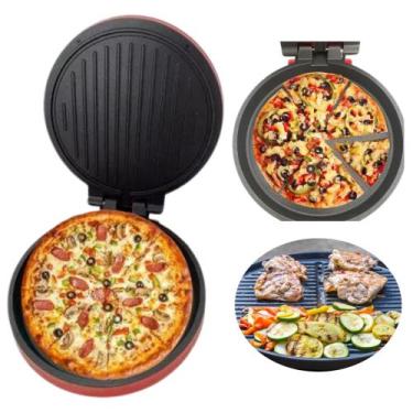 Imagem de Panela Elétrica De Fazer Pizza Maquina Antiaderente Multiuso - bbless
