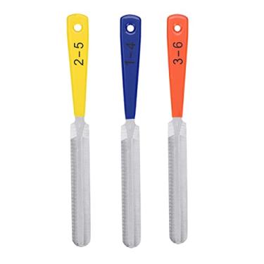 Imagem de 3 peças de arquivos de porca de guitarra de aço inoxidável, ferramenta de reparo para guitarra baixo, mandril, banjo, ukulele, instrumento, acessórios para instrumentos musicais